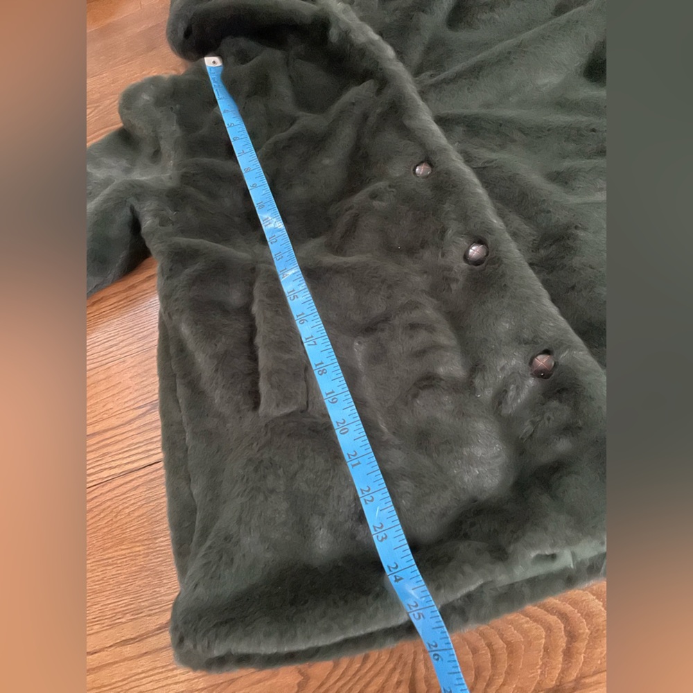 NWT Mystree size L faux fur hooded jacket - Picture 5 of 6